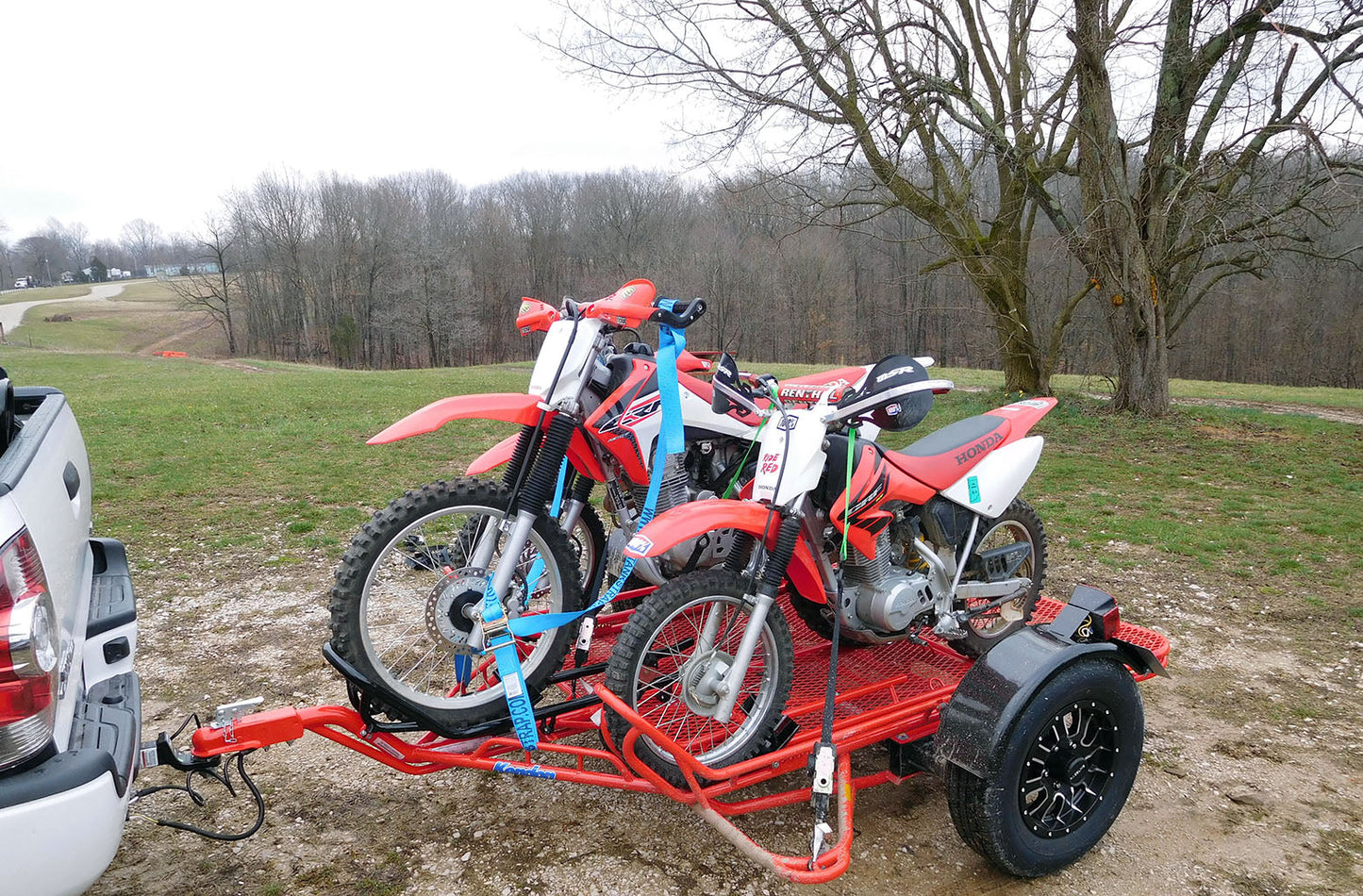Stand-Up  Dirt Bike Trailer, Sport Bike & Scooter Trailer - USED