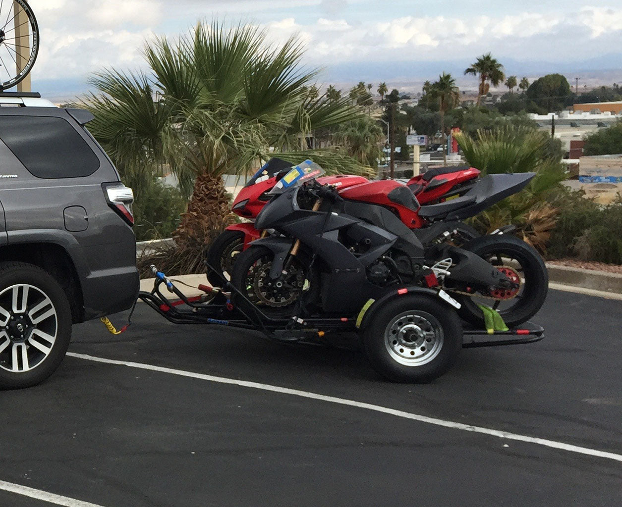 Stand-Up  Dirt Bike Trailer, Sport Bike & Scooter Trailer - USED