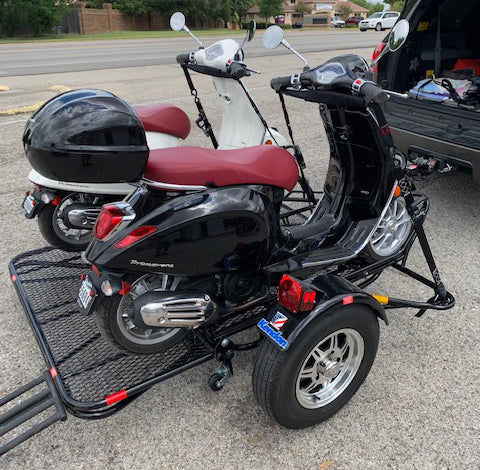Stand-Up  Dirt Bike Trailer, Sport Bike & Scooter Trailer - USED
