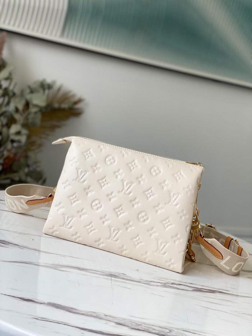 Louis Vuitton Coussin PM Monogram 10.2 Inches White