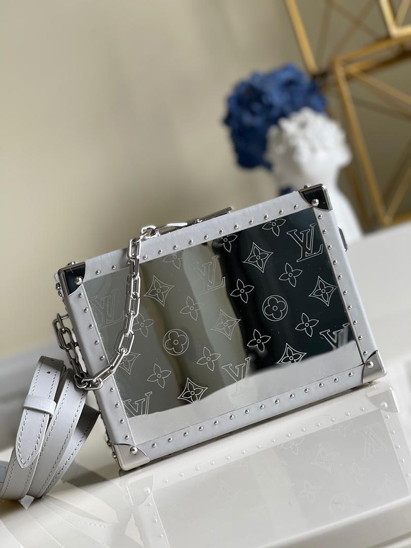 Louis Vuitton Soft Trunk Bag 25cm Grey
