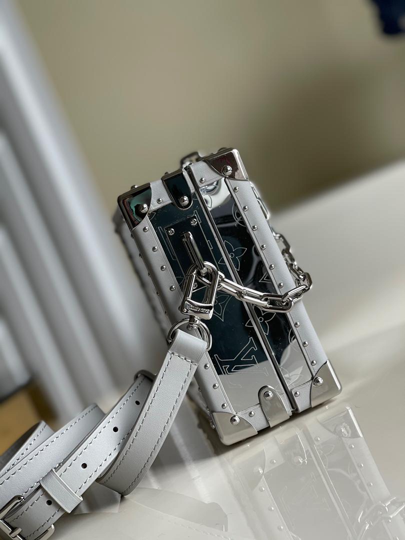 Louis Vuitton Soft Trunk Bag 25cm Grey