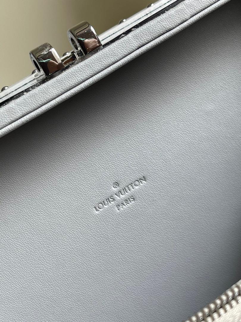 Louis Vuitton Soft Trunk Bag 25cm Grey