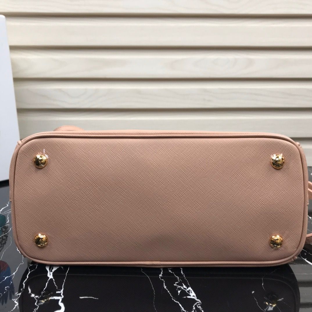 Prada Medium Shoulder Bag Naked Pink 28cm