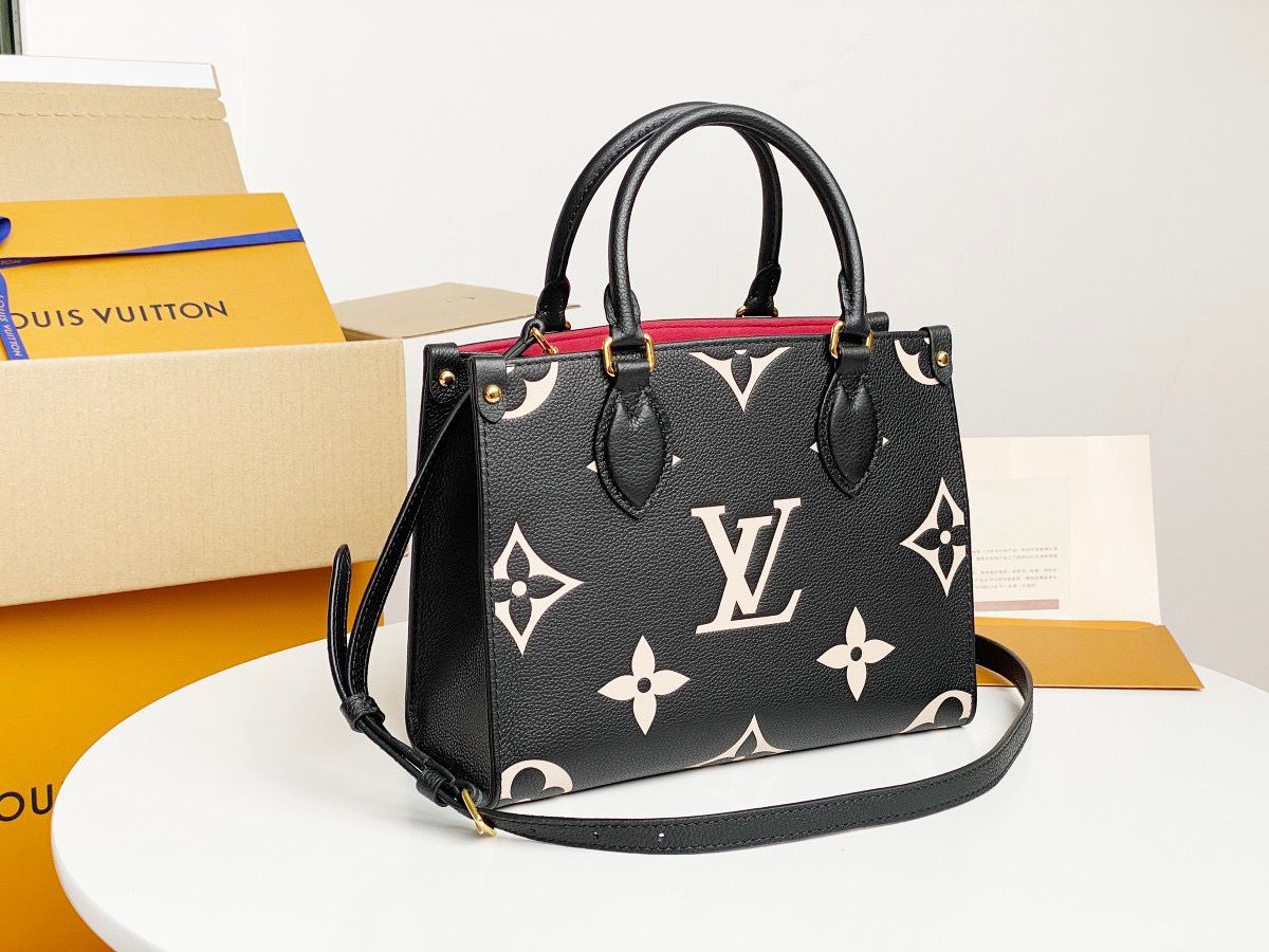 Louis Vuitton Handle Bag 25cm Black