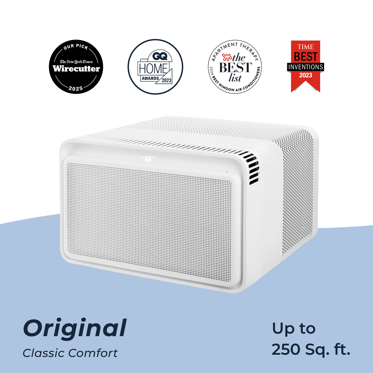 Windmill 6,000 BTU Window Air Conditioner - Quiet & Smart, Cools up to 250 Sq. Ft. - #1 Easy Install No Assembly, App/Wi-Fi, Voice-Enabled, Remote Control, 2X Insulation, White