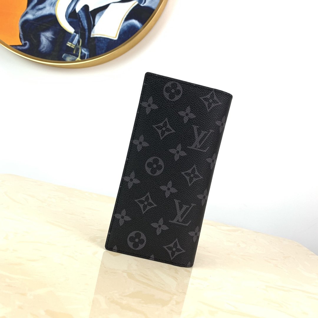 Louis Vuitton Monogram Wallet 19cm Black