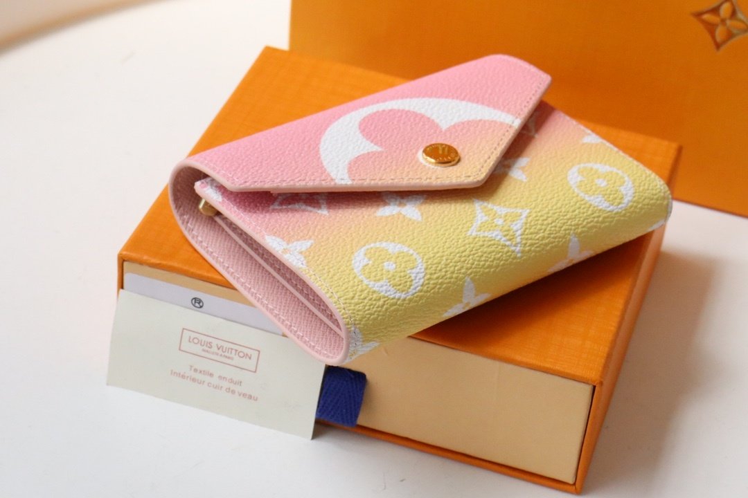 Louis Vuitton Vitorine Wallet 12cm Pink