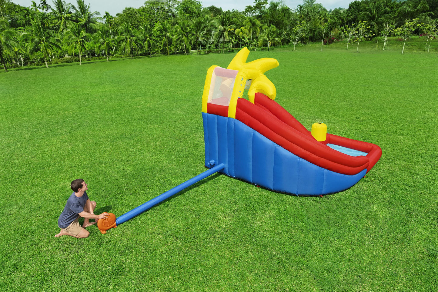 H2OGO! AstroSplash Kids Inflatable Mega Water Park 10'9"