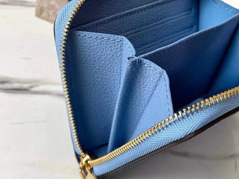 Louis Vuitton Monogram Wallet 11cm Blue