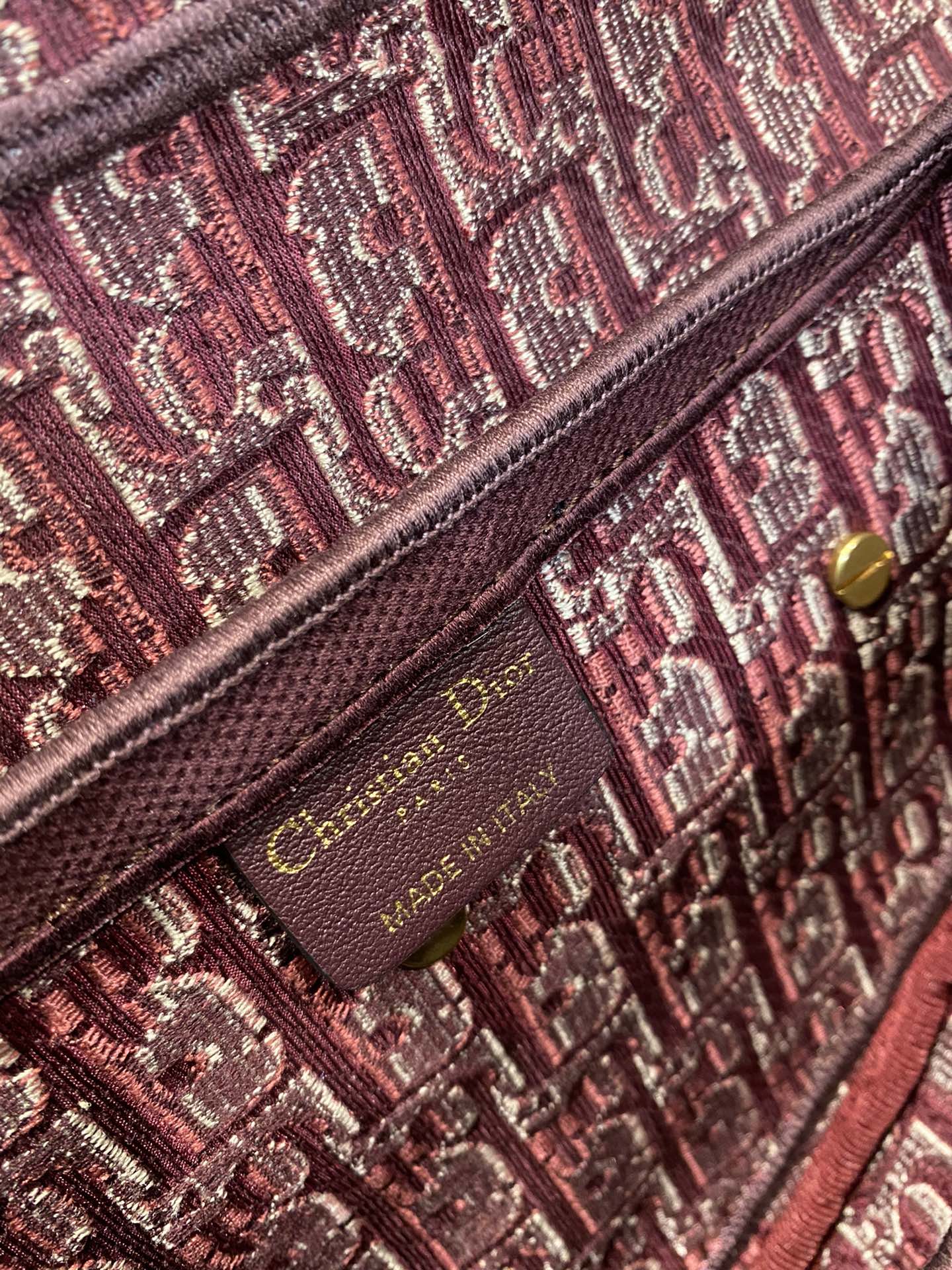 Christian Dior Red Saddle Bag 25cm