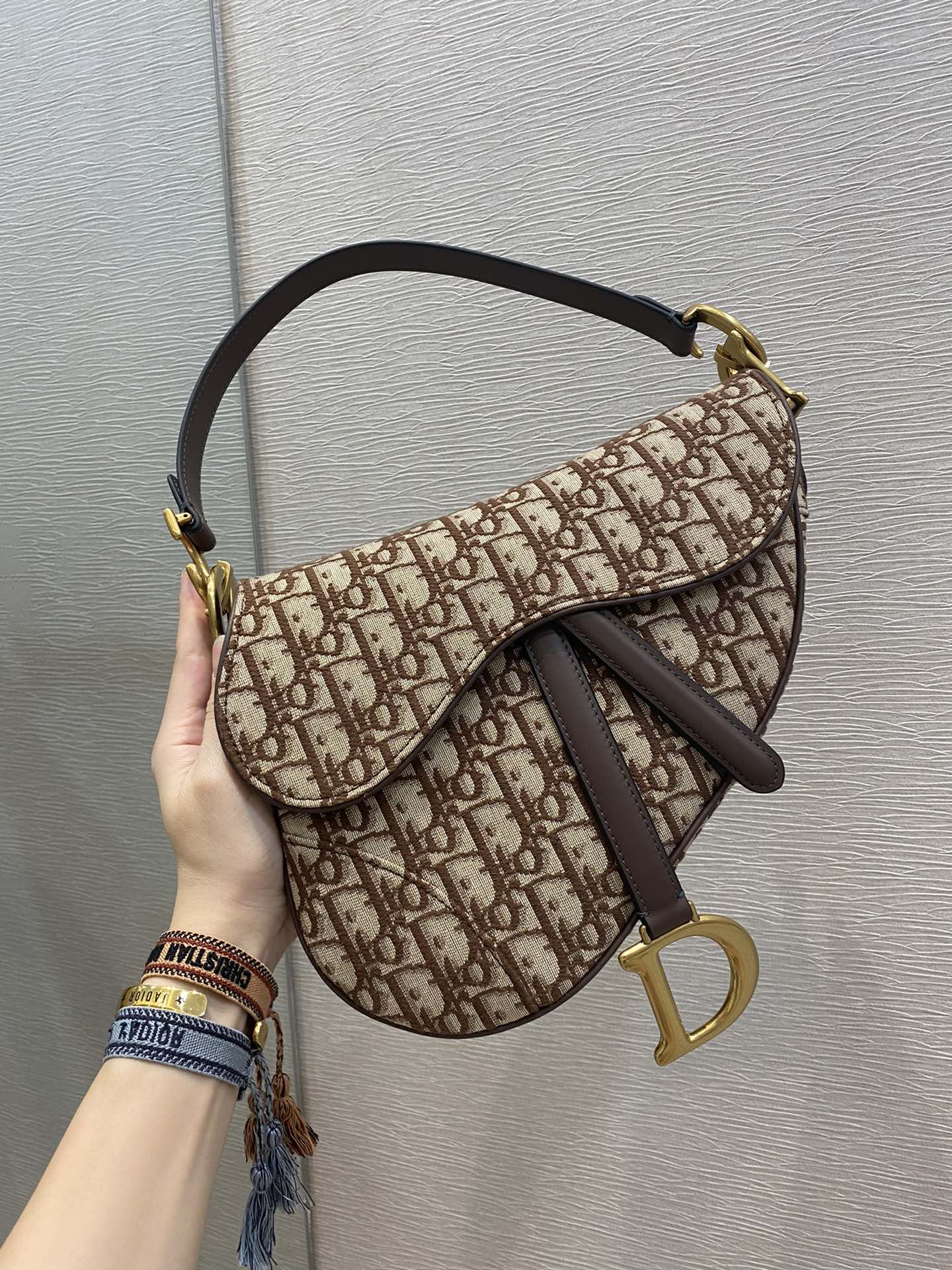 Christian Dior Brown Handle Bag 26cm