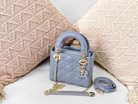 Christian Dior Blue Clutch 17cm