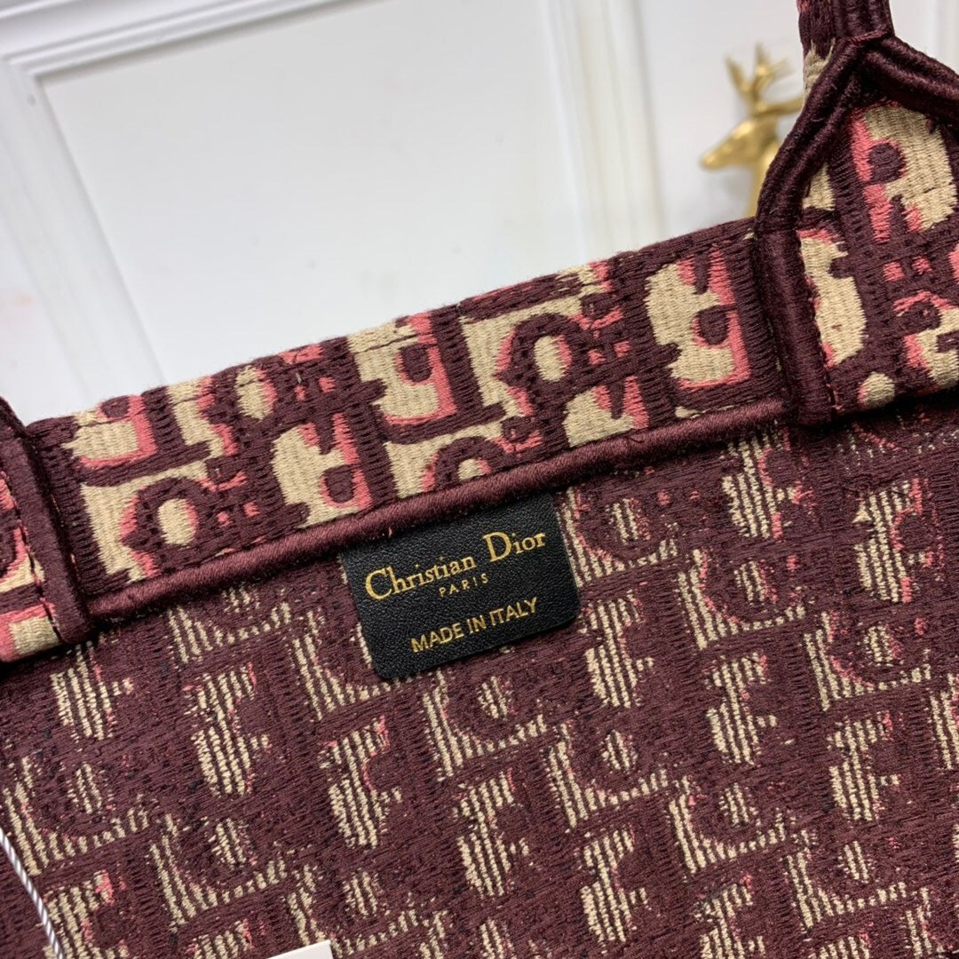 Christian Dior Book Tote 42cm Brown
