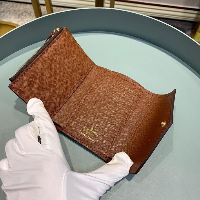 Louis Vuitton Monogram Wallet 12cm Brown