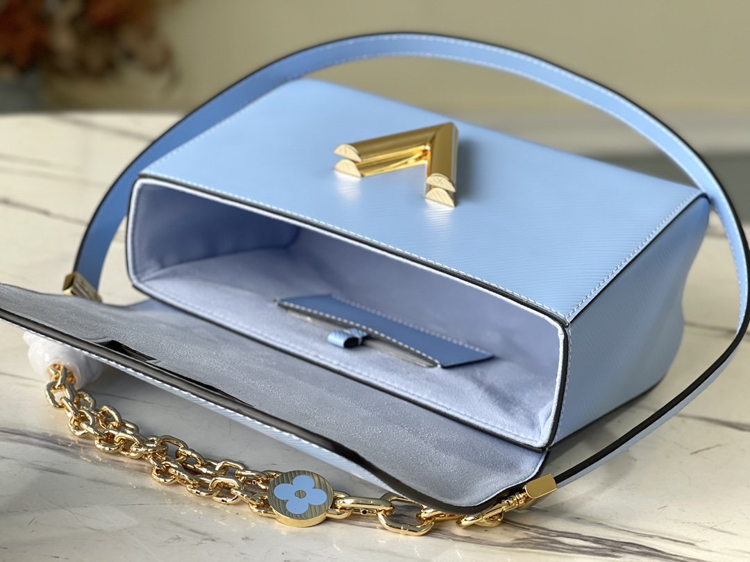 Louis Vuitton Twist MM 23cm Blue