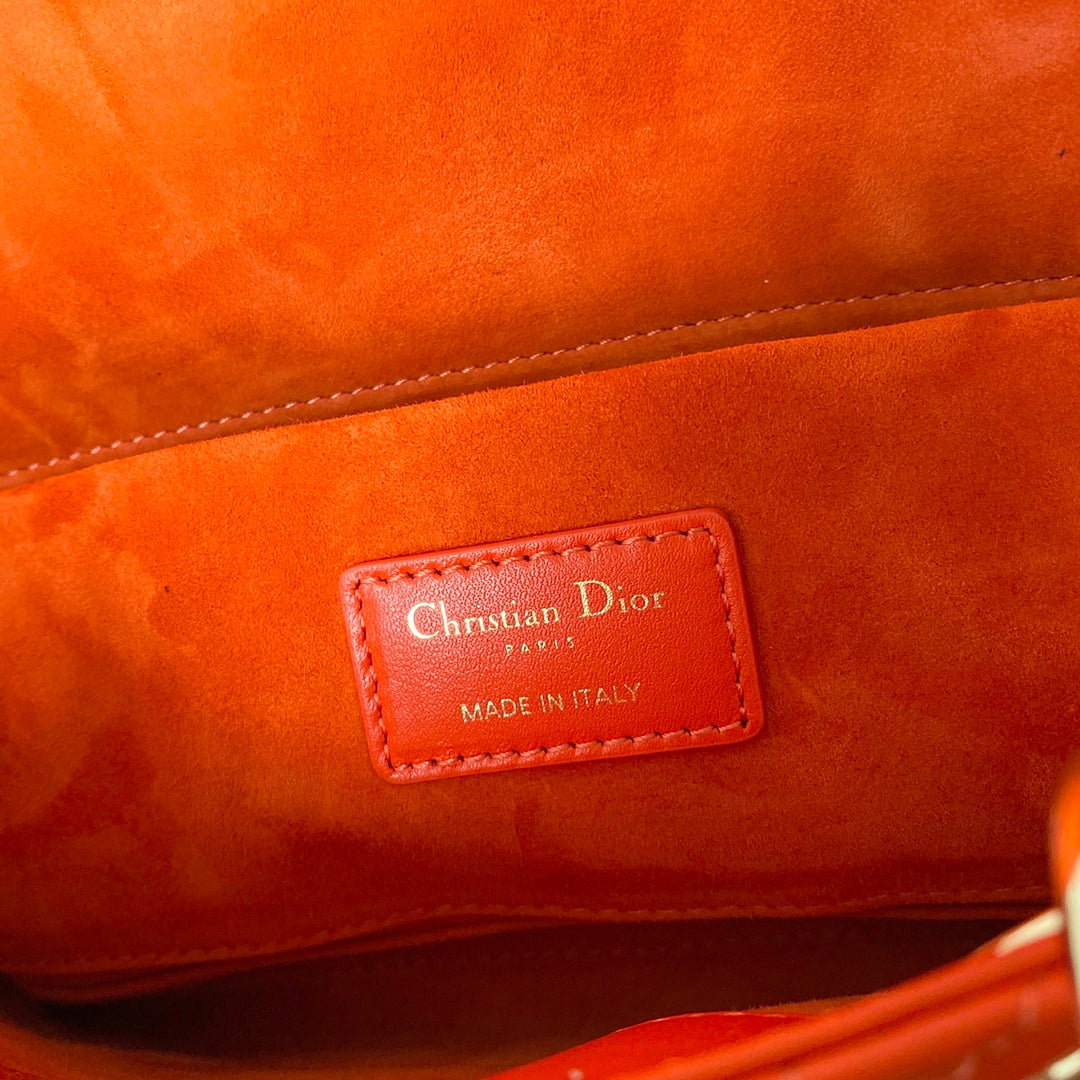 Christian Dior Lady D-Joy Bag 26cm Red