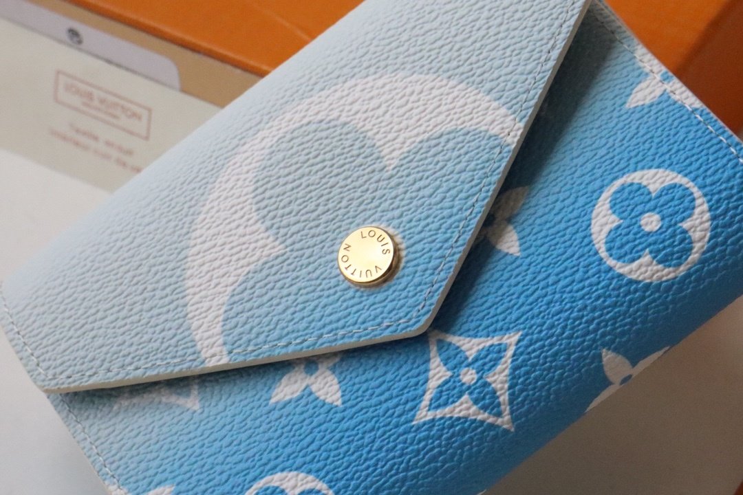 Louis Vuitton Vitorine Wallet 12cm Blue
