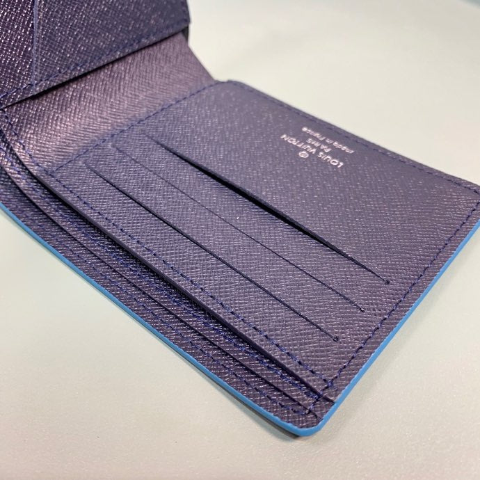 Louis Vuitton Wallet 12cm Blue