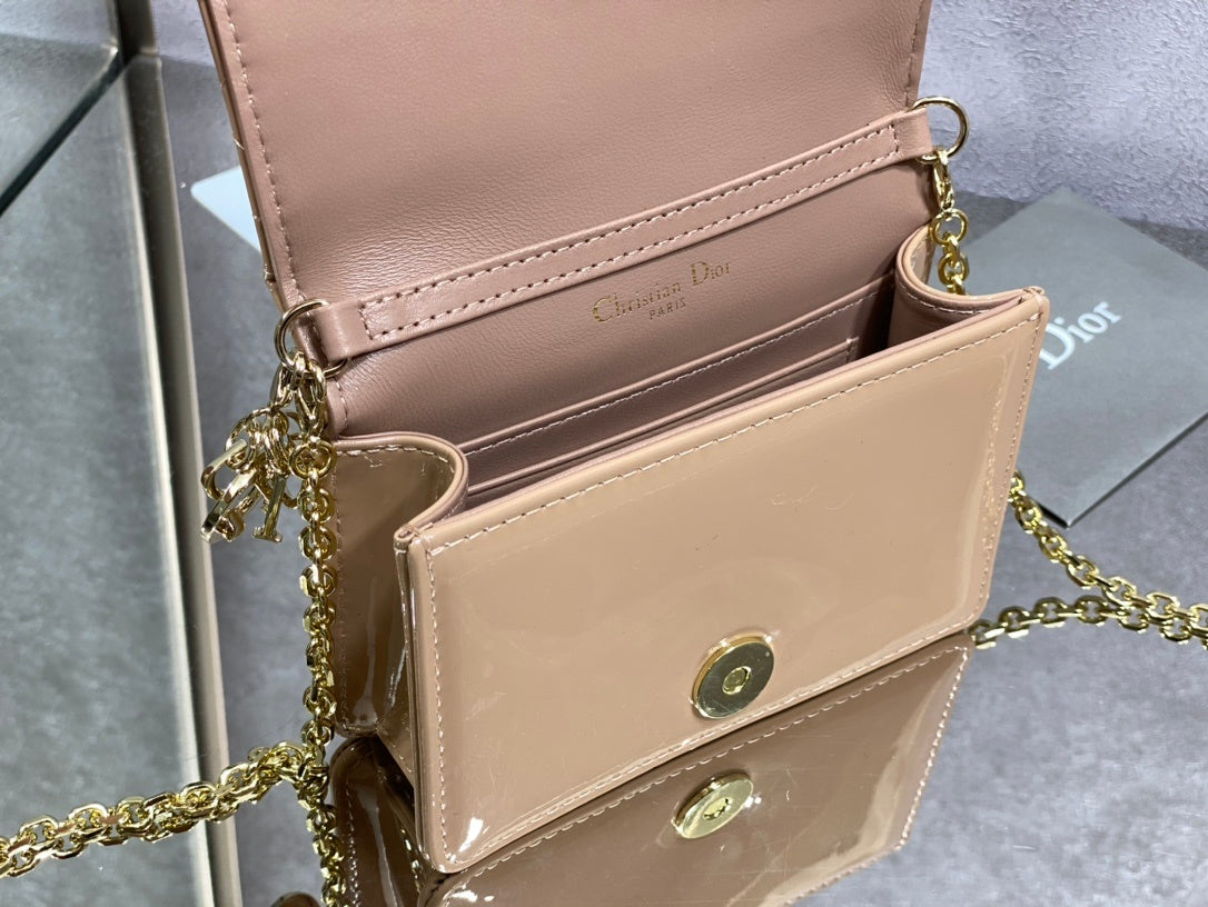 Christian Dior Beige Crossbody Bag 14cm