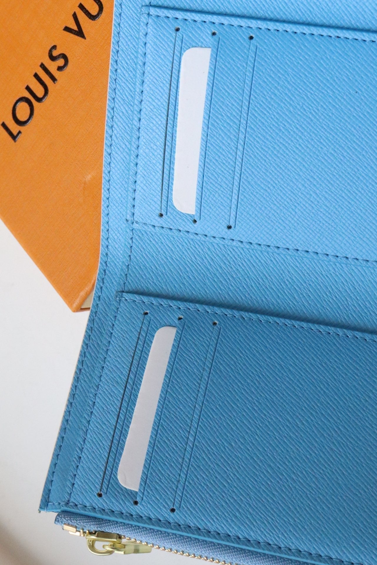 Louis Vuitton Vitorine Wallet 12cm Blue