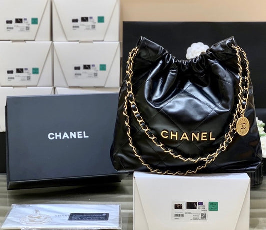 Chanel 22 Large Handbag 37cm Black
