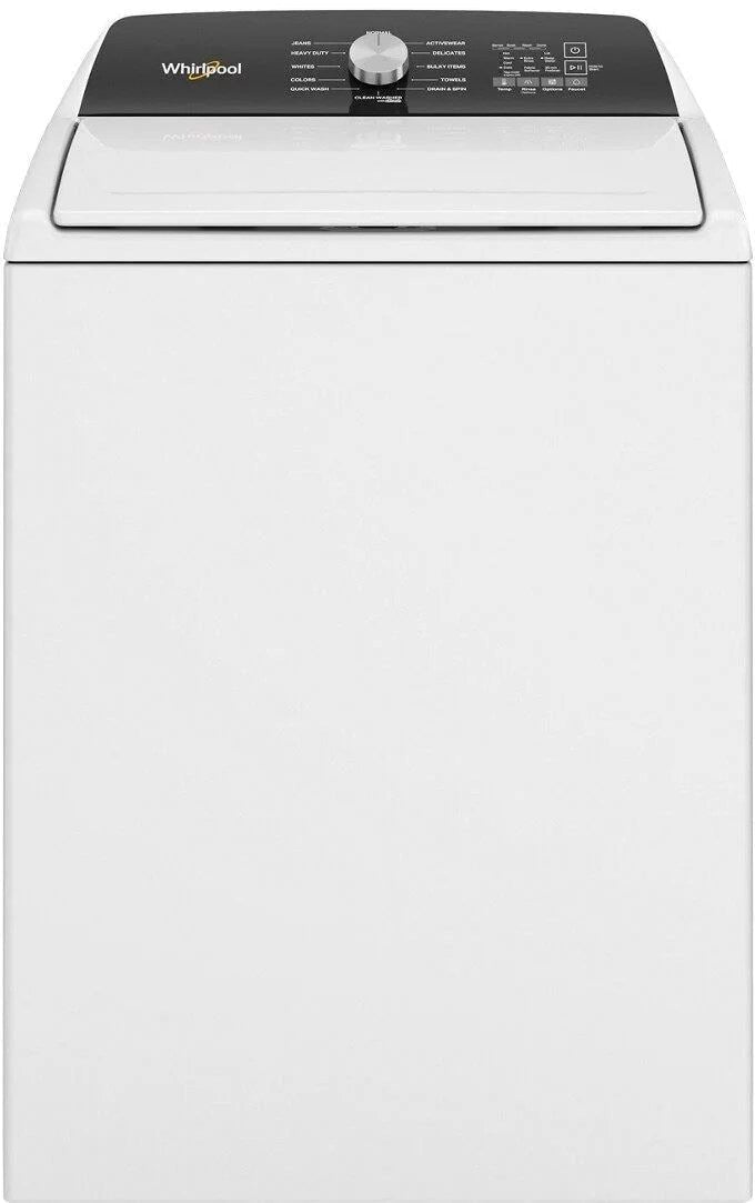 Whirlpool 4.5 Cu. Ft. Top Load Washer – Built-In Water Faucet, High-Efficiency Cleaning, White Finish