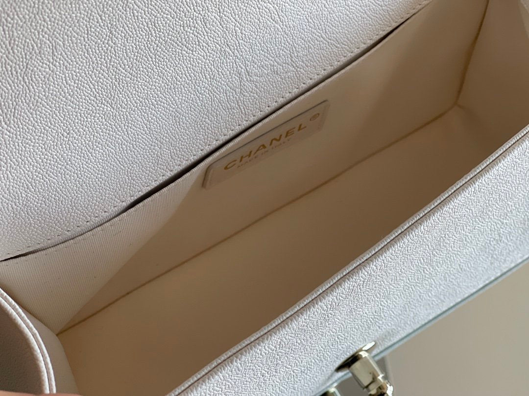 Chanel Medium Classic Flapbag 25cm White