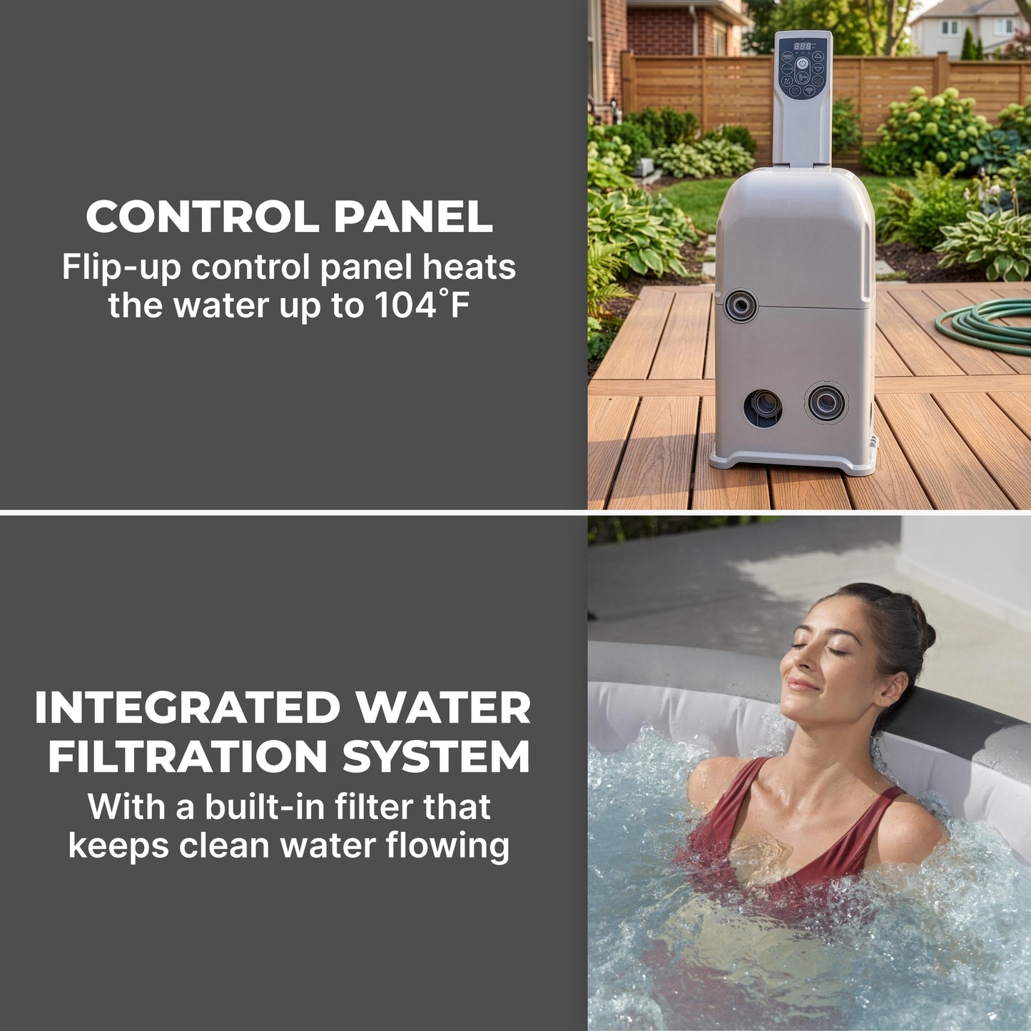 SaluSpa UltraFit AirJet Smart Hot Tub Heater Pump with App-Control