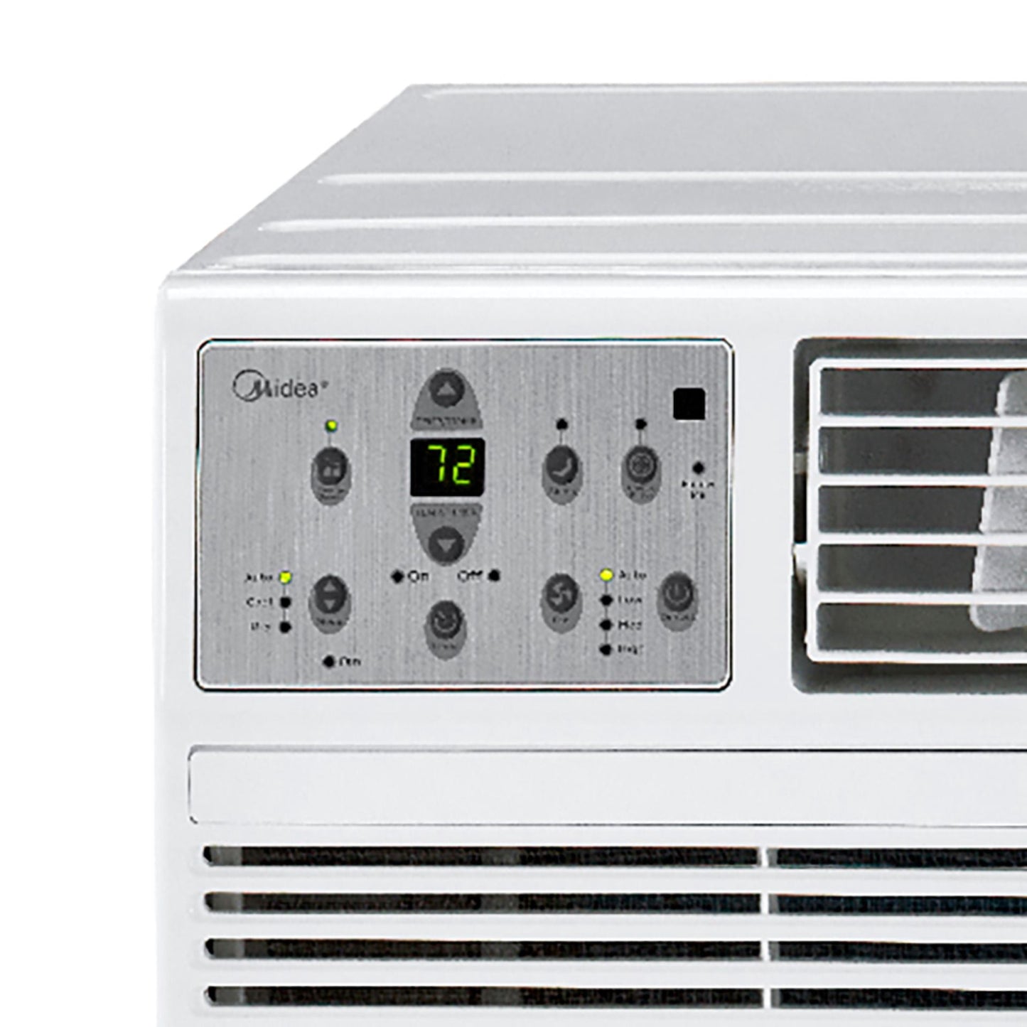 Midea 12,000 BTU Through The Wall Air Conditioner, Cools Up To 550 Sq Ft, Remote Control, Auto-Restart, Quiet, White
