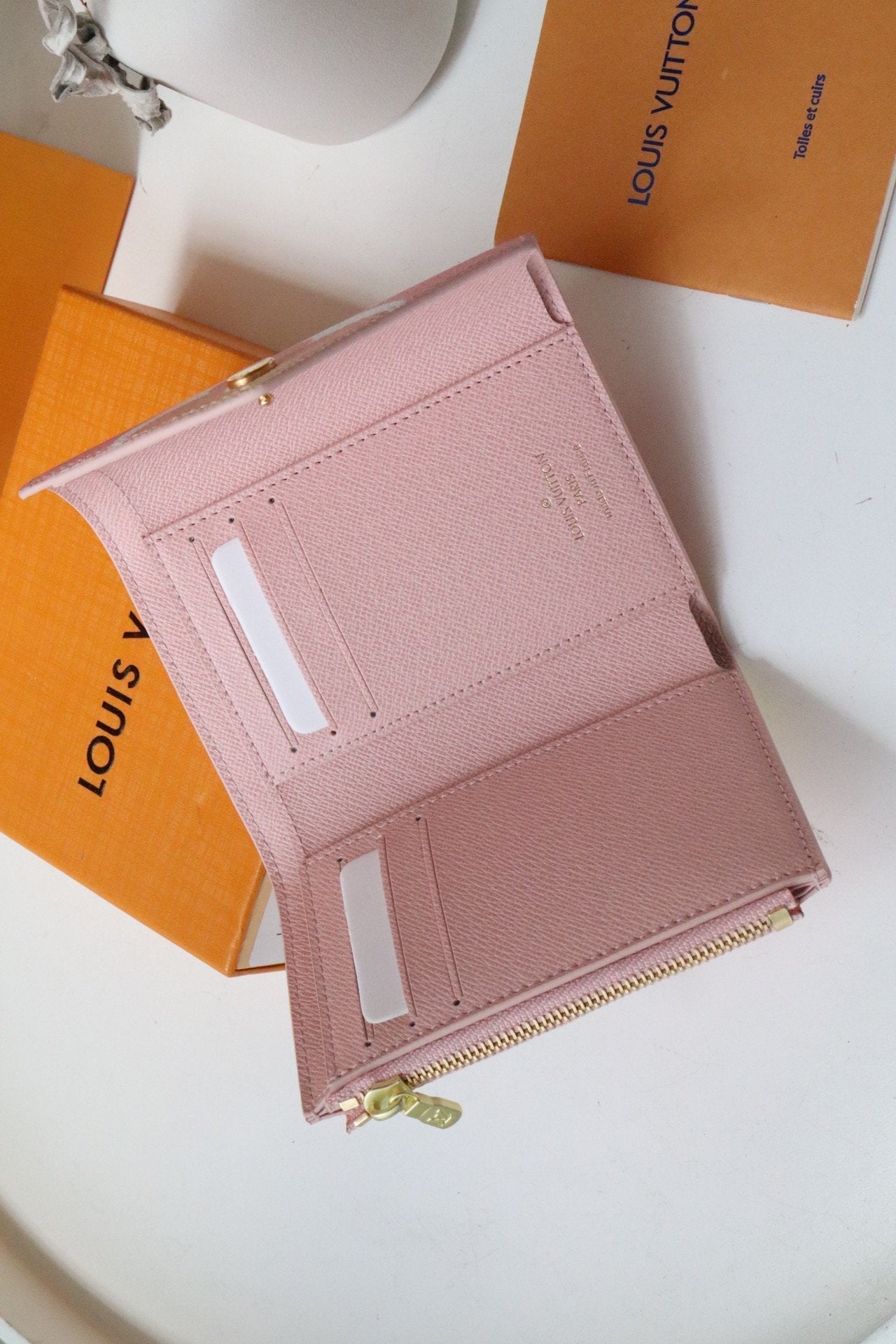 Louis Vuitton Vitorine Wallet 12cm Pink