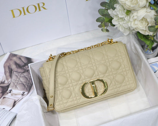 Christian Dior Beige Caro Bag 26cm