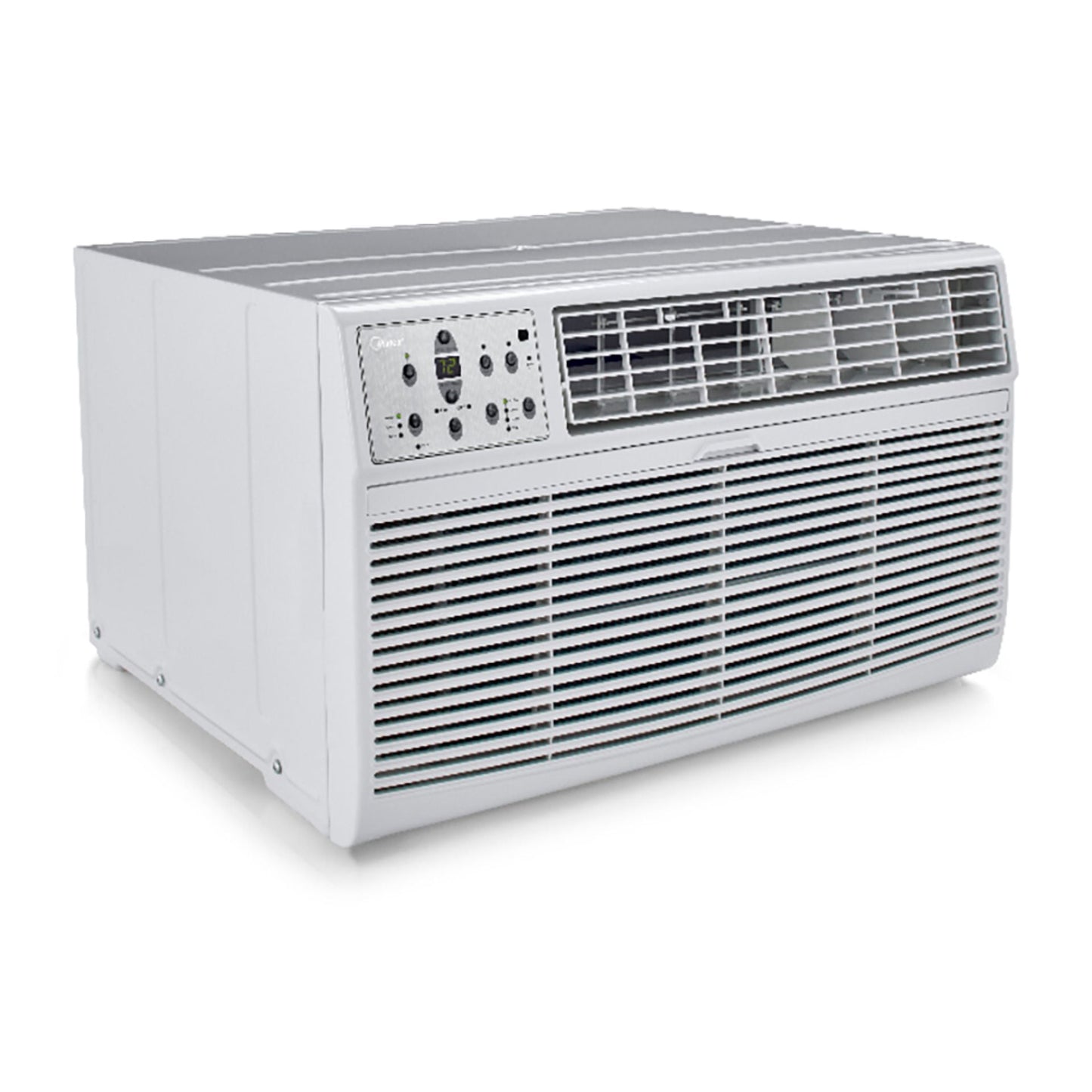 Midea 12,000 BTU Through The Wall Air Conditioner, Cools Up To 550 Sq Ft, Remote Control, Auto-Restart, Quiet, White