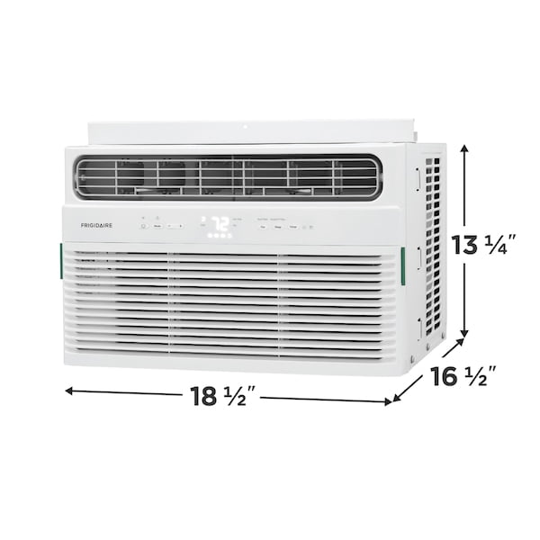 Frigidaire 8,000 BTU Window Air Conditioner with Wi-Fi, 350 Sq. Ft., Smart App, 3-Speeds, White, FHWW084TE1