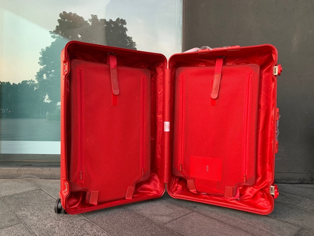 Louis Vuitton x Supreme Rolling Vali In Red 20 Inch