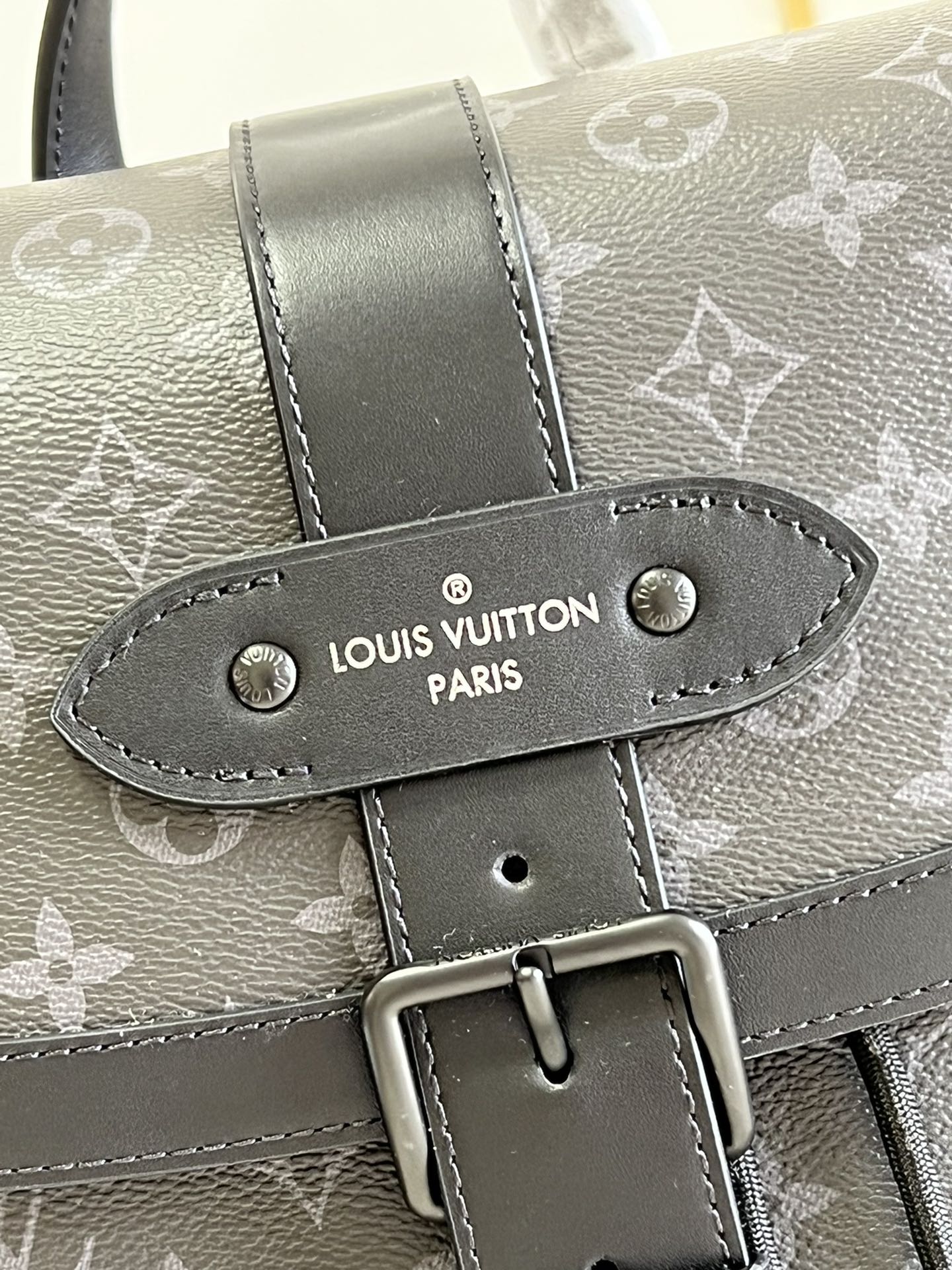 Louis Vuitton Saumur Backpack 42cm Black