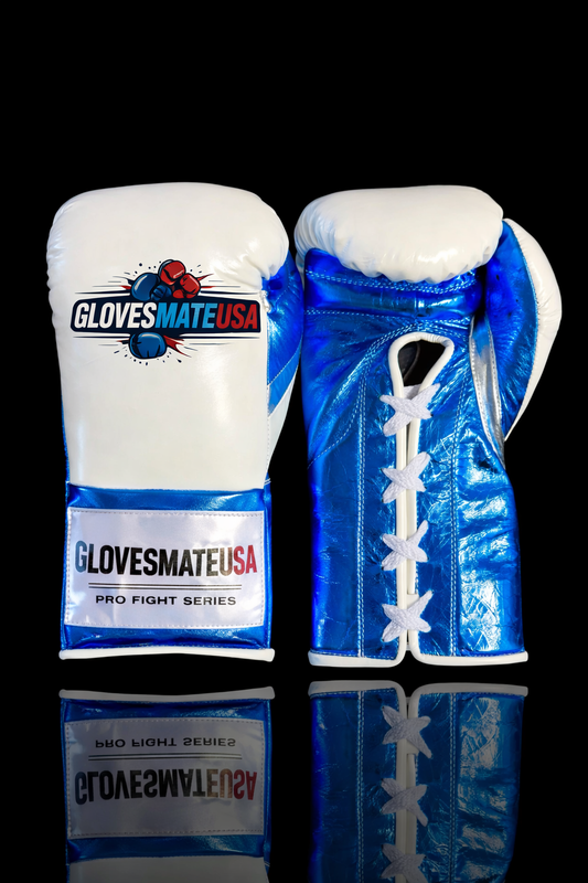 GlovesMateUSA Pro Fight Series Lace-Up Boxing Glove