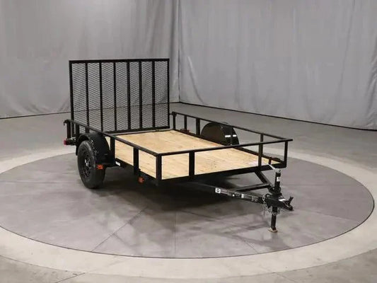 Heavy-Duty 6x10 Utility Trailer – Single Axle Wood Floor Trailer