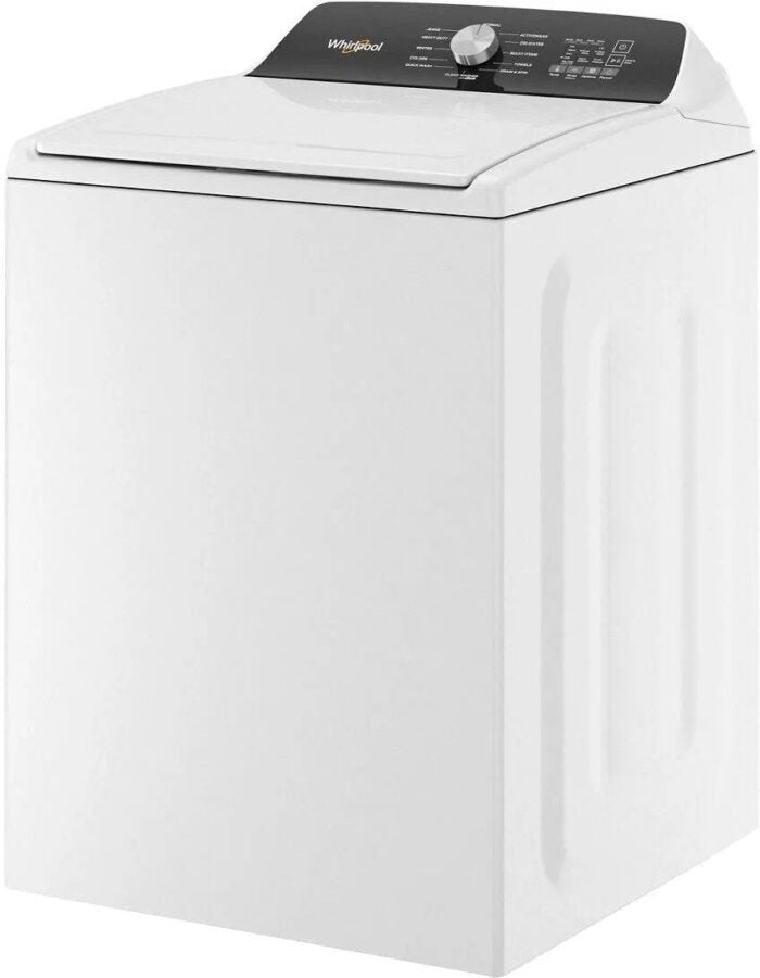 Whirlpool 4.5 Cu. Ft. Top Load Washer – Built-In Water Faucet, High-Efficiency Cleaning, White Finish