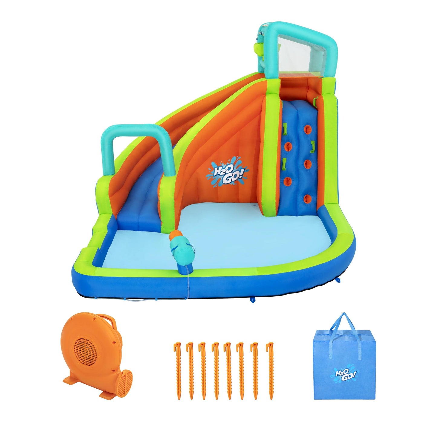 H2OGO! Turbo Splash 12' Kids Inflatable Mega Water Park