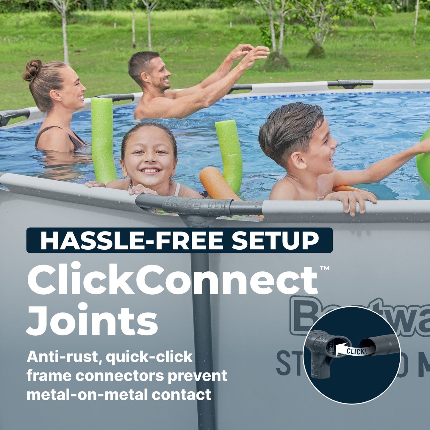 Bestway Steel Pro MAX 14' x 48" Above Ground Pool Set Round