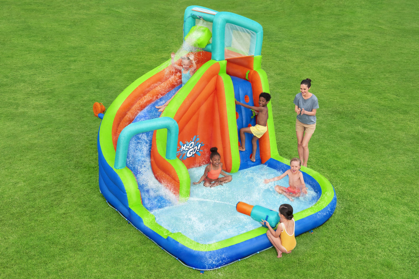 H2OGO! Turbo Splash 12' Kids Inflatable Mega Water Park