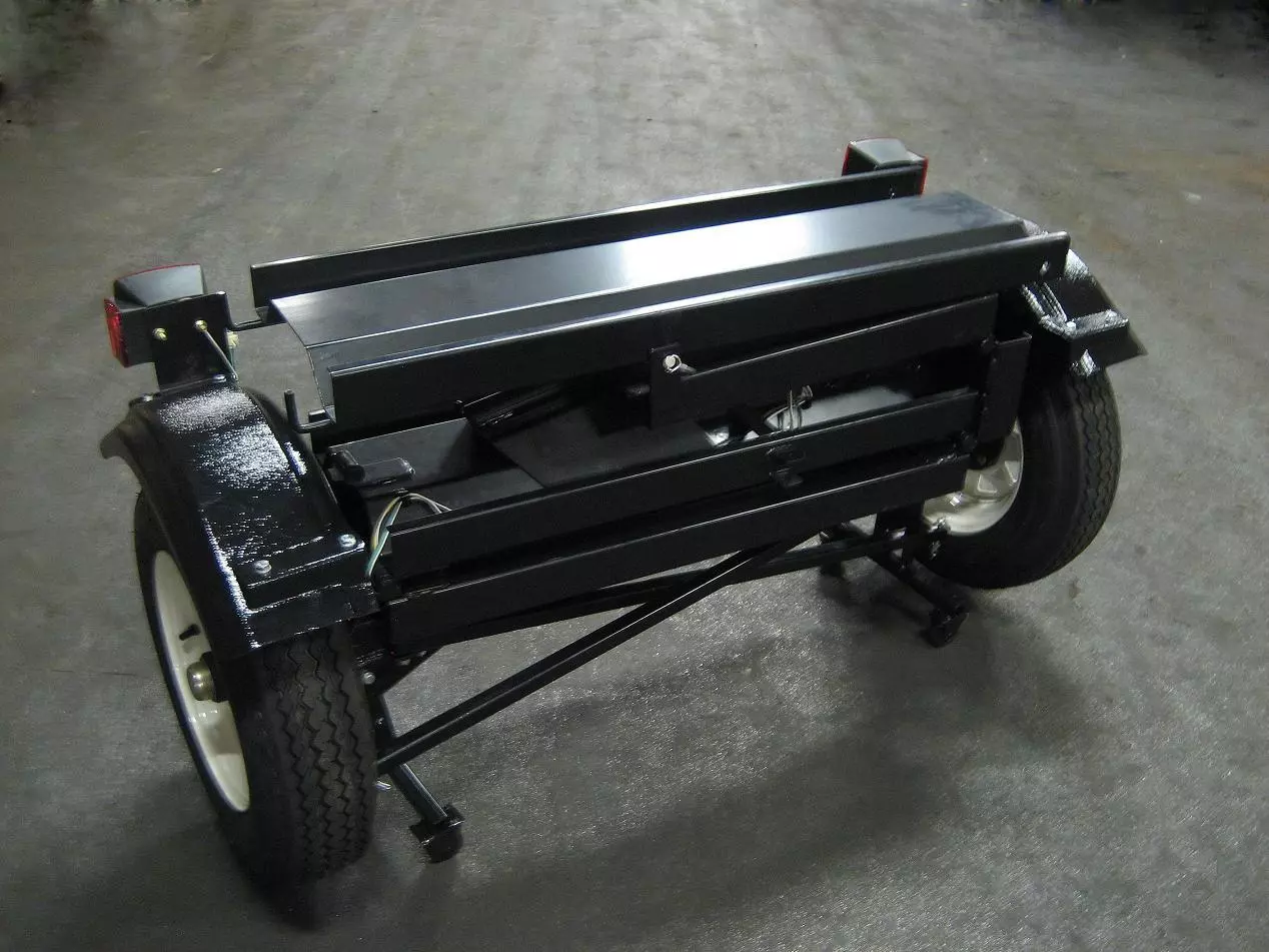 Ace Folding Single Motorcycle Trailer