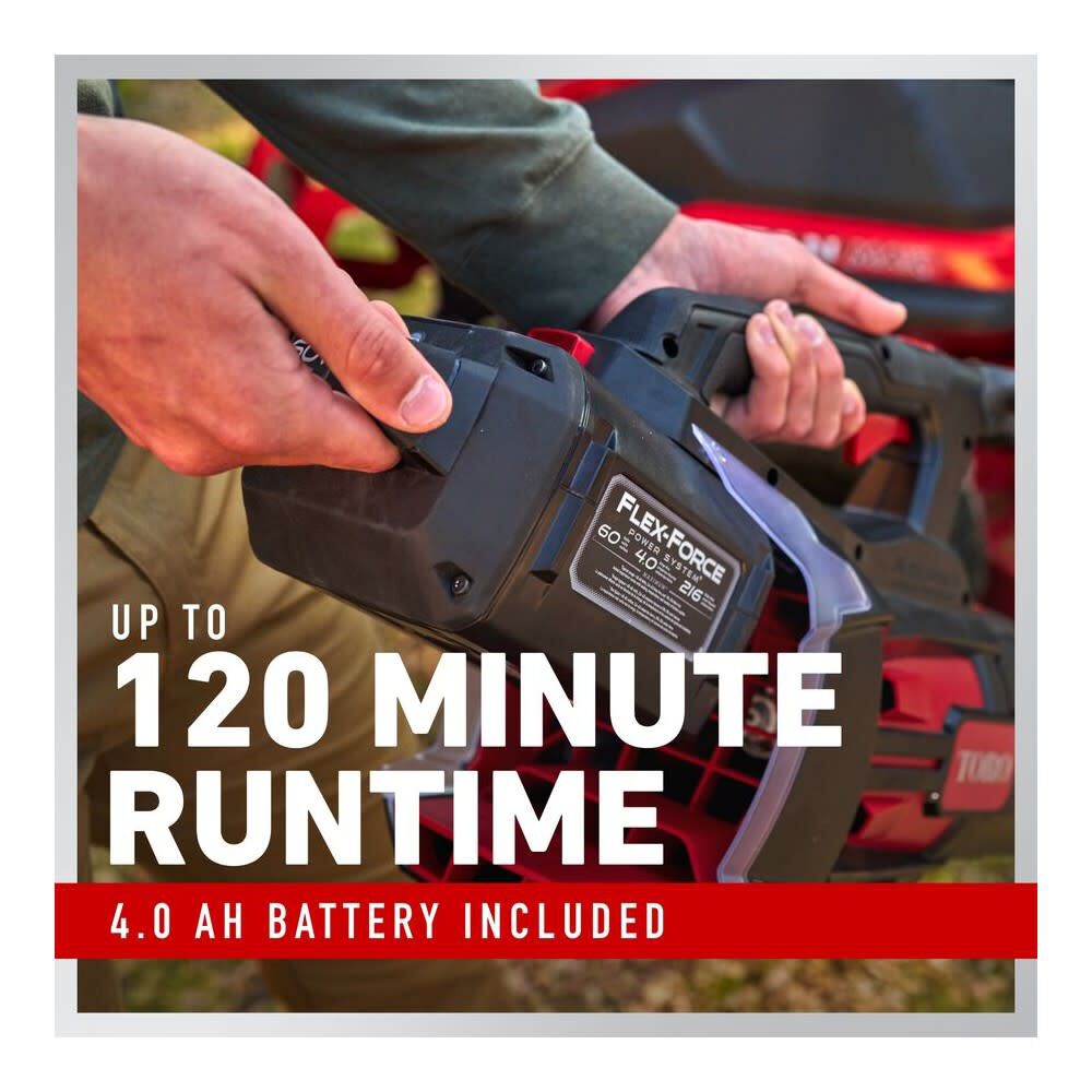 Toro 60V Maximum 900 CFM Battery-Powered Handheld Leaf Blower Kit