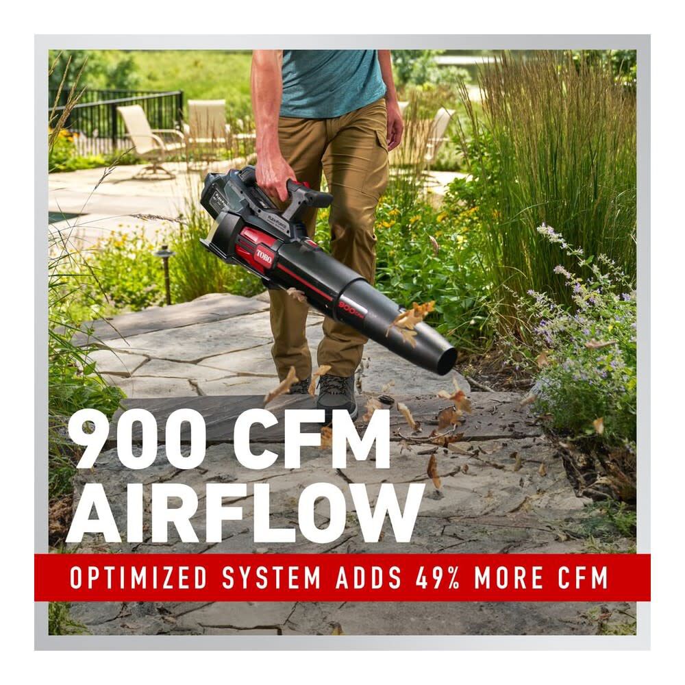 Toro 60V Maximum 900 CFM Battery-Powered Handheld Leaf Blower Kit