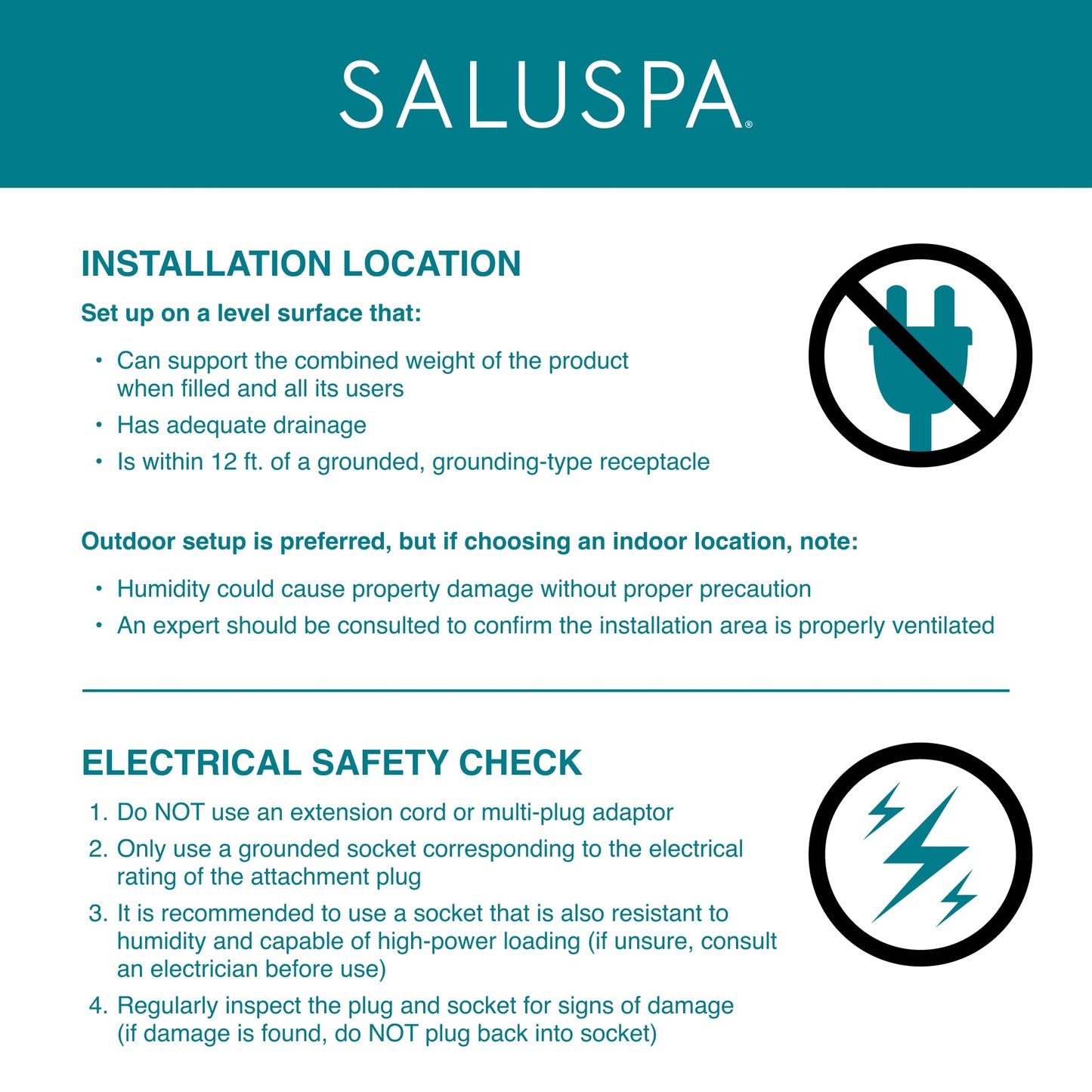 SaluSpa AirJet Smart Hot Tub Heater Pump with App-Control