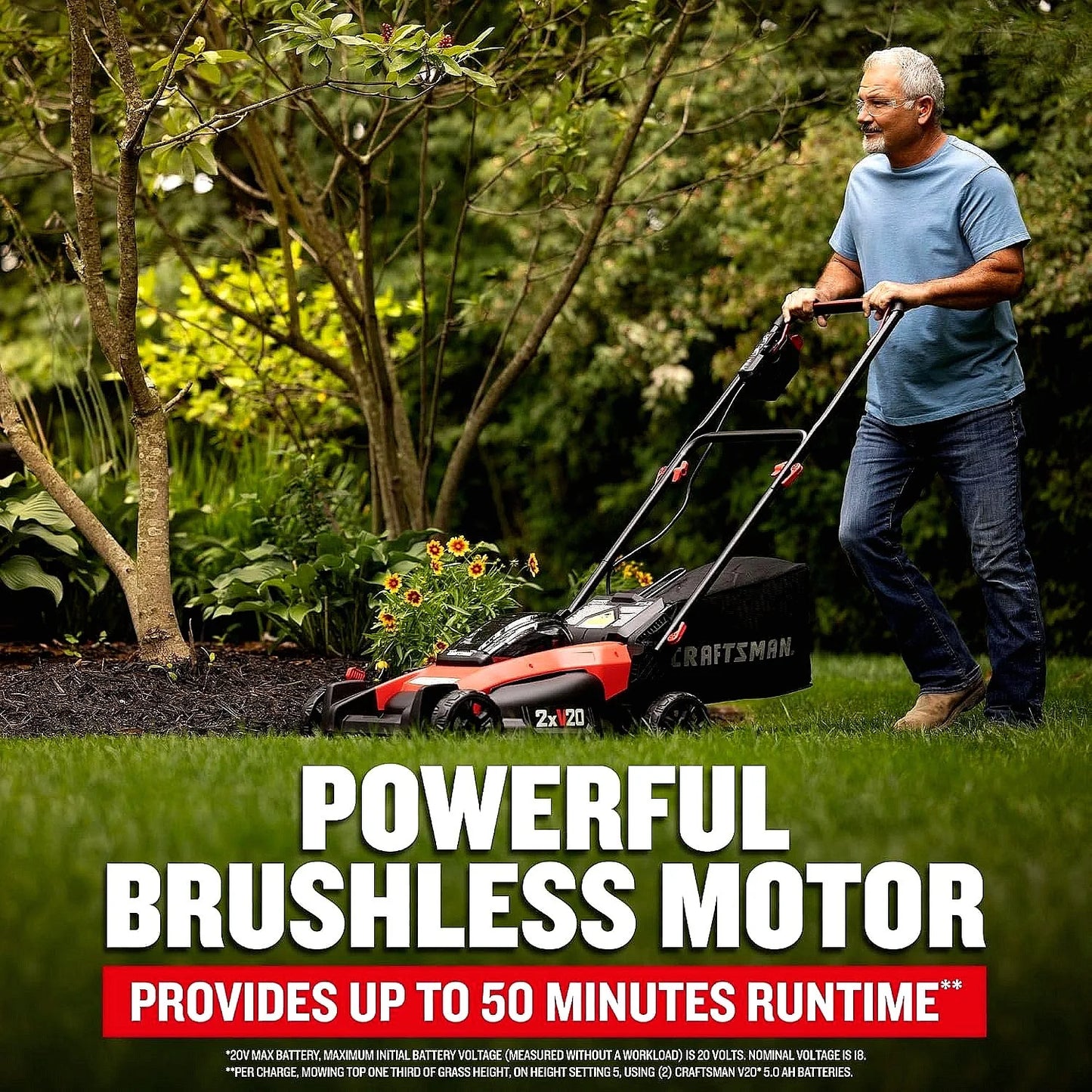 CRAFTSMAN V20 Lawn Mower, Push Mower