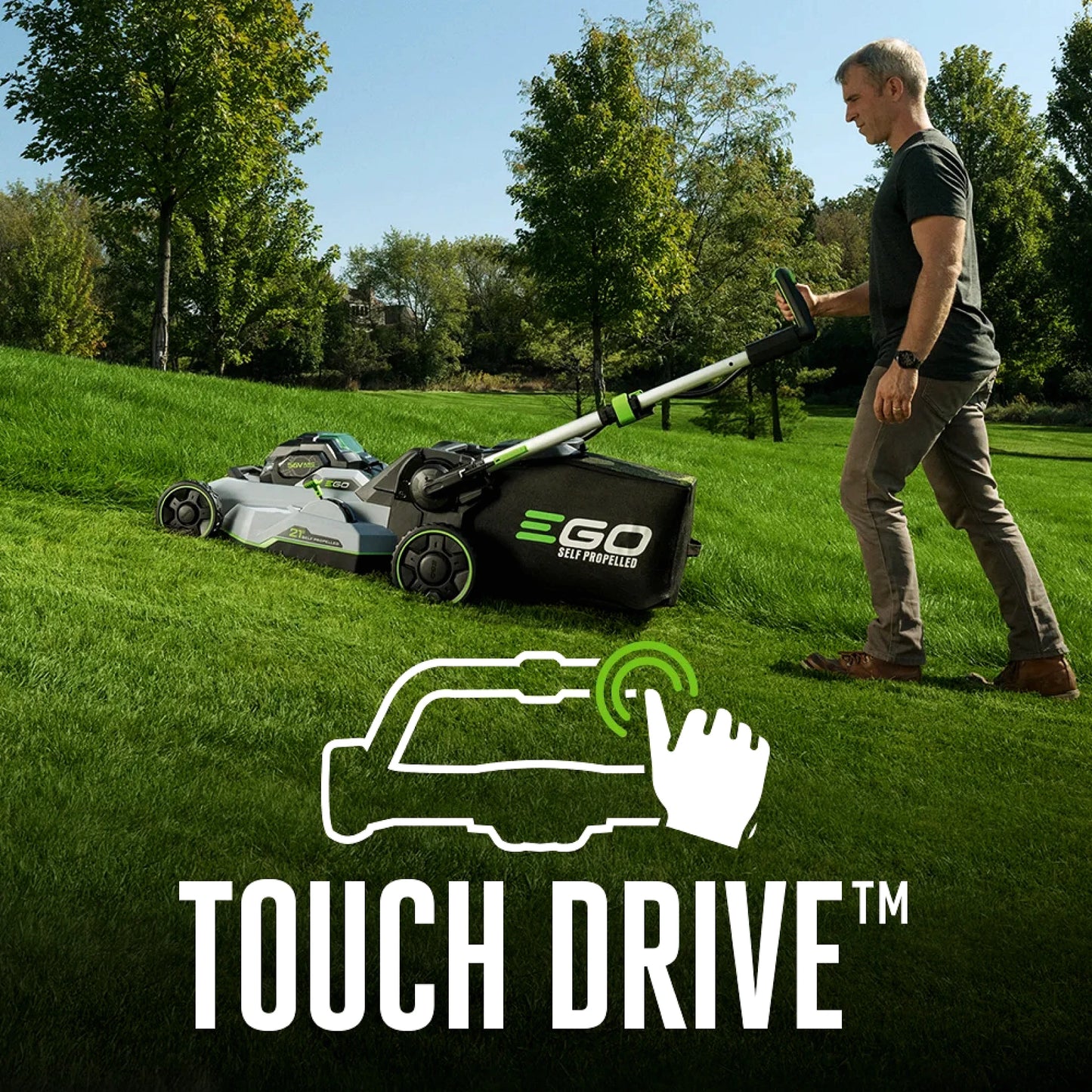 EGO POWER+ 21-Inch Select Cut Self-Propelled Lawn Mower Kit with 7.5Ah Battery &amp; Charger