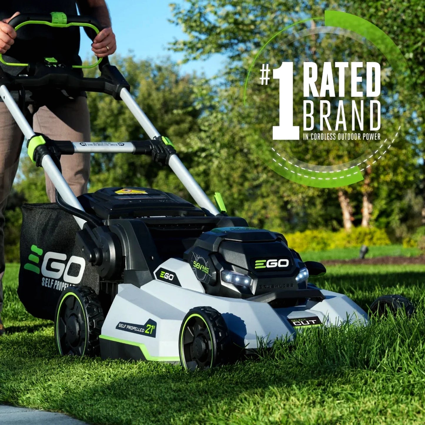 EGO POWER+ 21-Inch Select Cut Self-Propelled Lawn Mower Kit with 7.5Ah Battery &amp; Charger