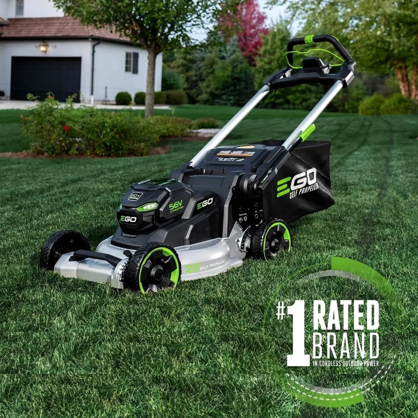 EGO Power+ LM2200SP 22-Inch Aluminum Deck Select Cut Self-Propelled Lawn Mower